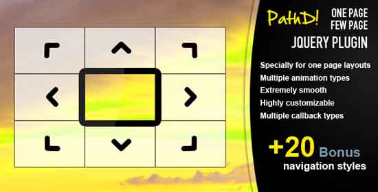 4. PathD! - One Page Few Page jQuery Plugin