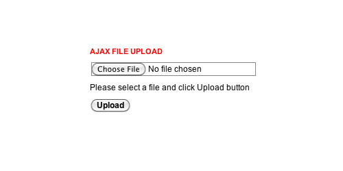 Ajax File Upload
