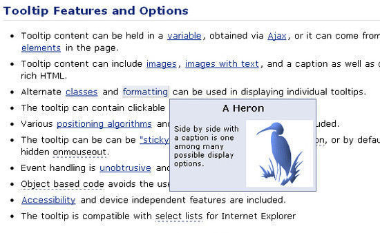DHTML Tooltips