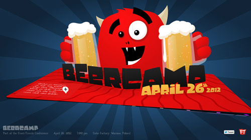 beercamp 2012 in HTML5 Websites: 10 Flash Killing Examples