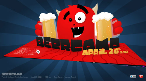 beercamp 2012 in HTML5 Websites: 10 Flash Killing Examples