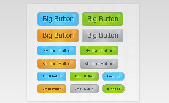 CSS3 Animated Bubble Buttons