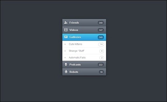 Orman Clark'S Vertical Navigation Menu: the CSS3 Version