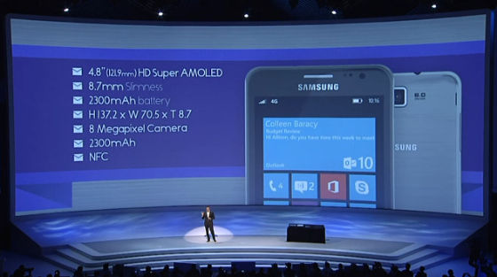 三星发布全球首款Windows Phone 8手机,这让号称与微软合作紧密的诺基亚情何以堪