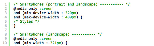 CSS Media Queries Boilerplate