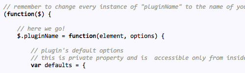 Stefan Gabos jQuery Plugin Boilerplate