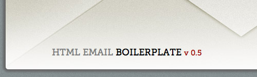 HTML Email Boilerplate