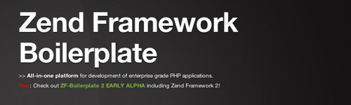 Zend Framework Boilerplate