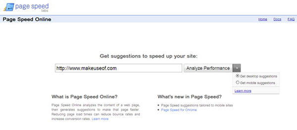 PageSpeed