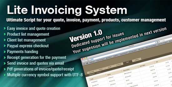 Lite Invoicing System