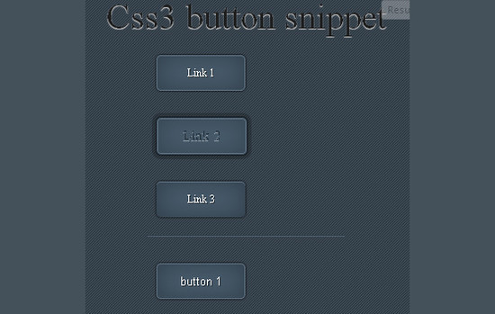 Pure CSS3 Button