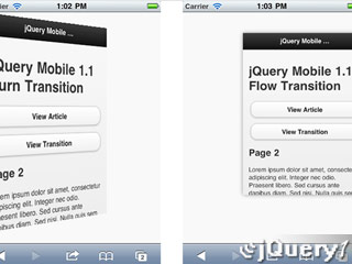 jQuery Mobile 1.1: Smoother, Faster and Nicer
