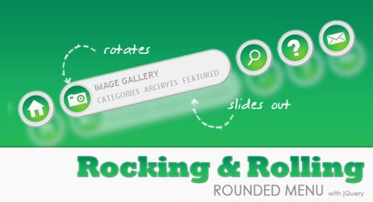 Rocking and Rolling Rounded Menu with jQuery