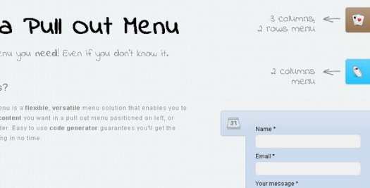 Mega Pull Out Menu